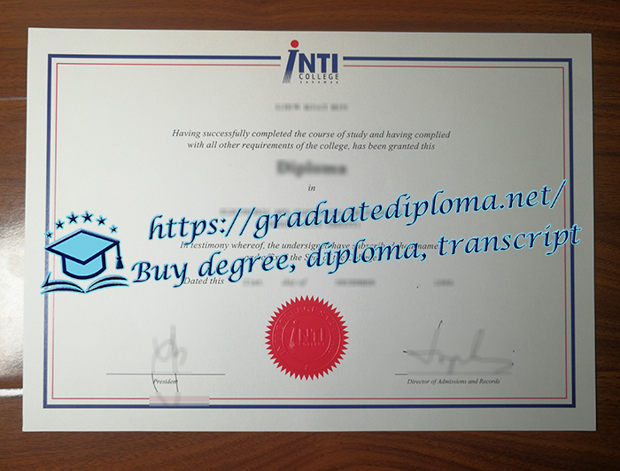 INTI University College diploma