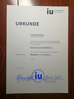 IU Internationale Hochschule degree