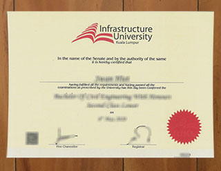 Infrastructure University Kuala Lumpur degree