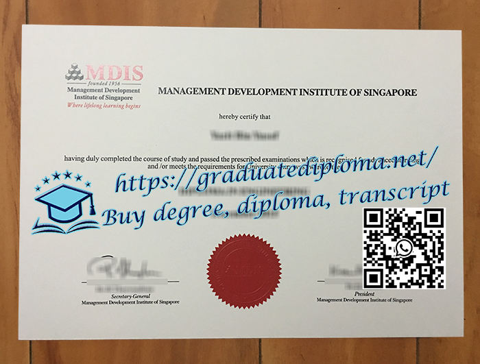 Management Development Institute of Singapore diploma
