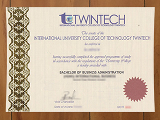 Twintech International University College of Technology degree