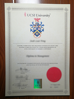UCSI University degree