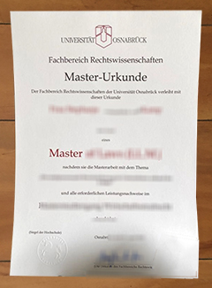 Universität Osnabrück degree