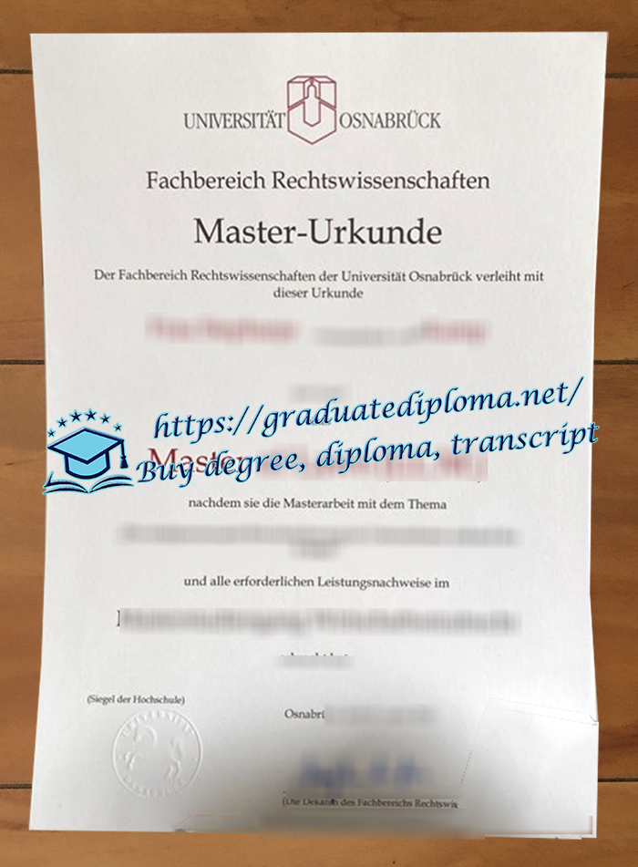 Universität Osnabrück diploma