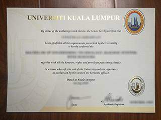 Universiti Kuala Lumpur degree