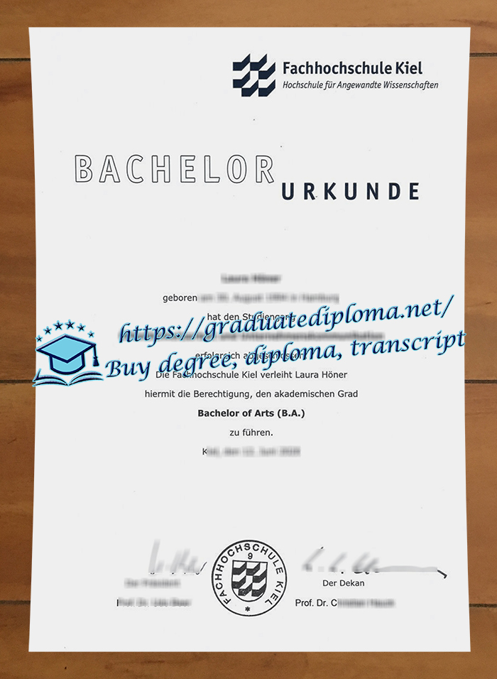 Fachhochschule Kiel diploma