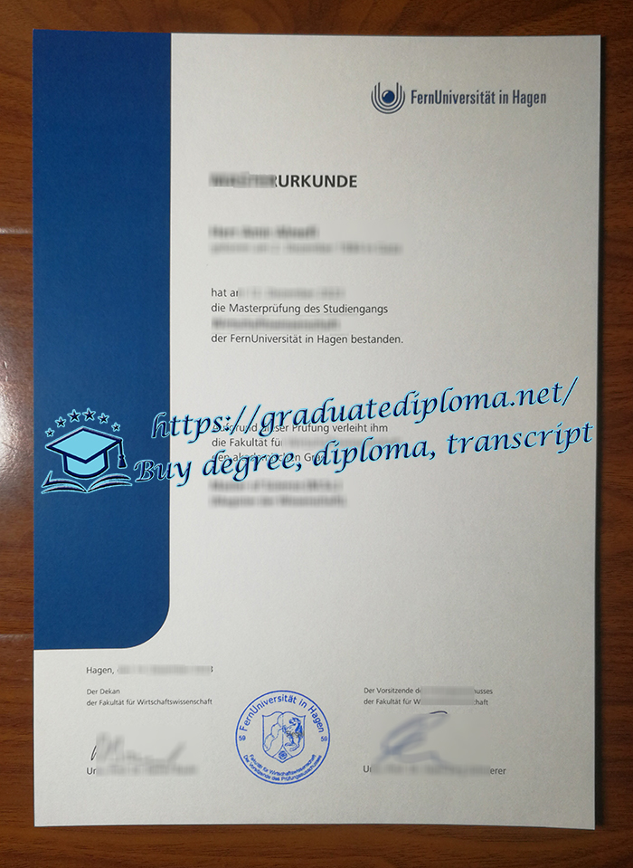 Fernuniversität in Hagen diploma