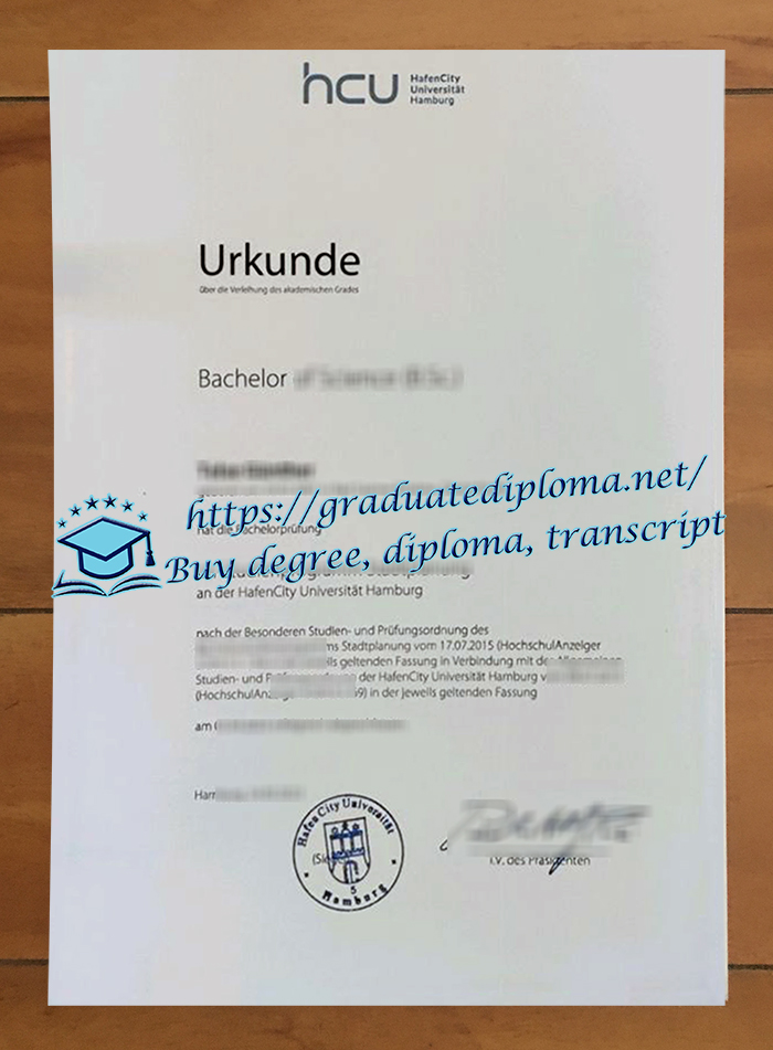 HafenCity Universität Hamburg diploma