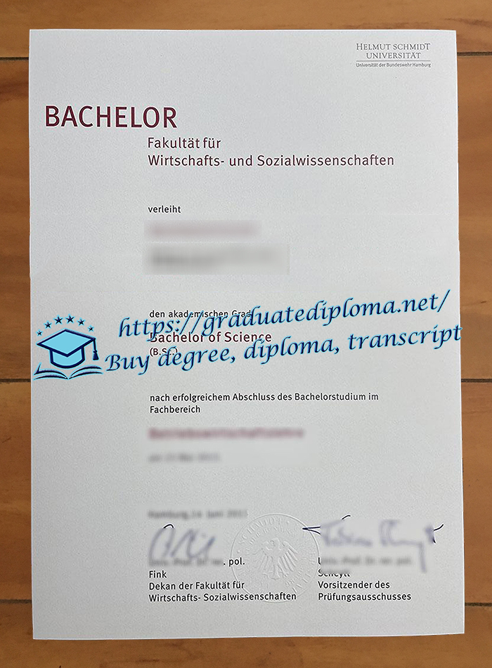 Helmut-Schmidt-Universität diploma