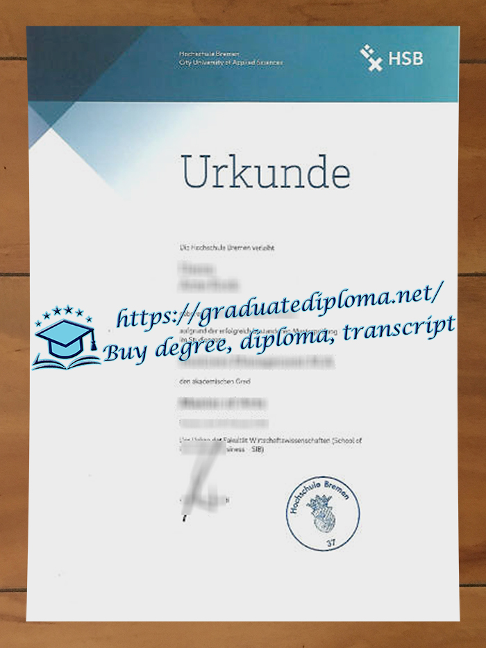 Hochschule Bremen diploma