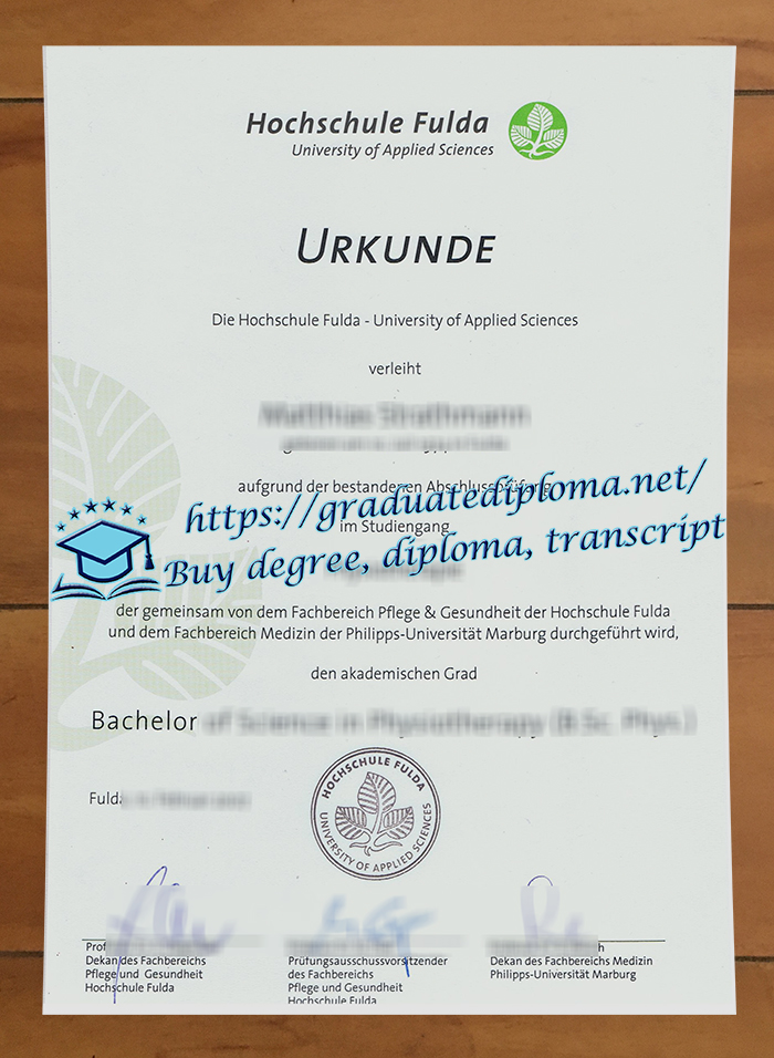 Hochschule Fulda diploma
