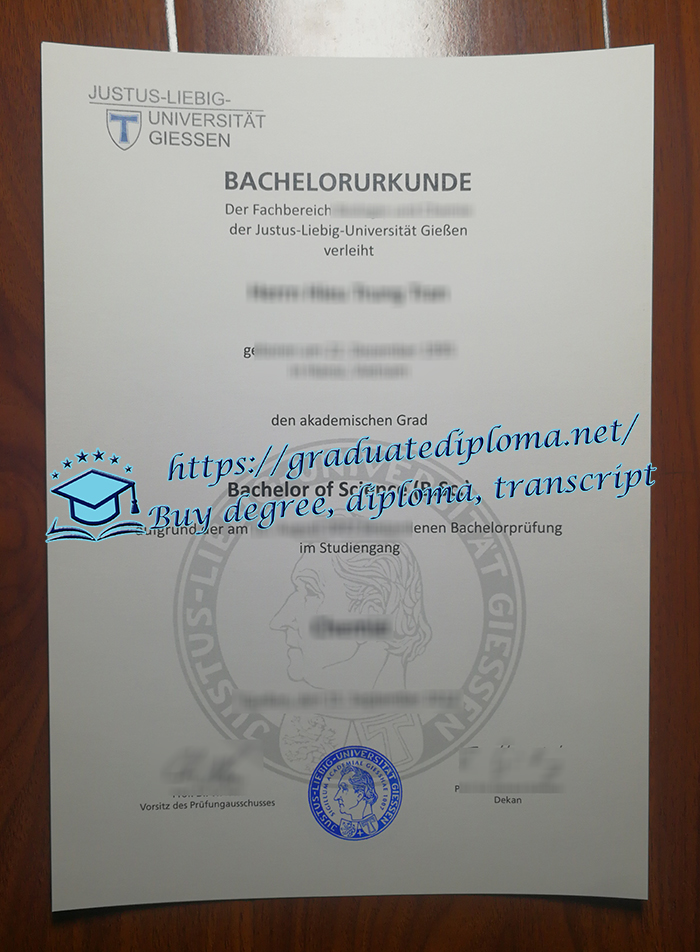 Justus-Liebig-Universität Gießen diploma