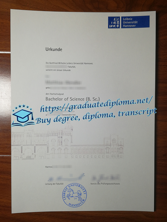 Leibniz Universität Hannover diploma