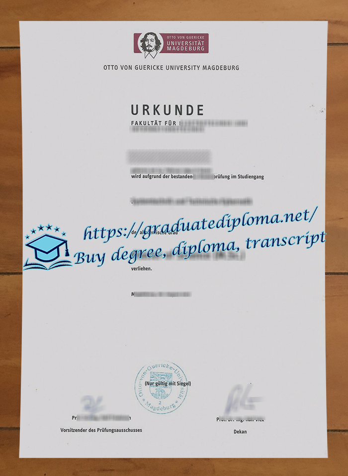 Otto-von-Guericke-University Magdeburg diploma