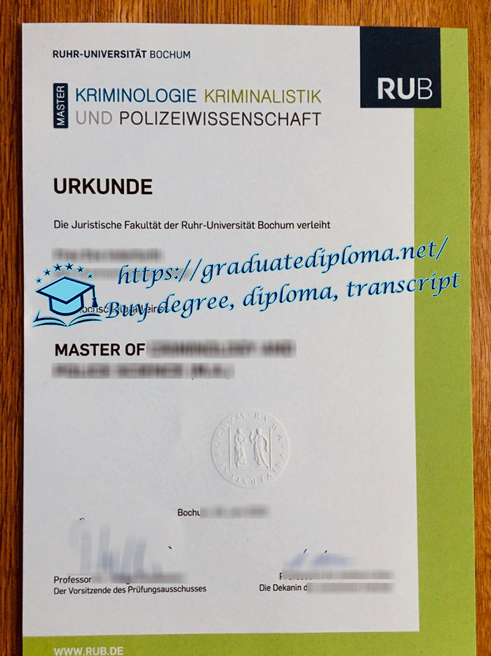 Ruhr-Universität Bochum diploma