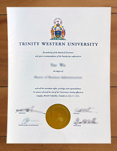 Trinity Western University degree