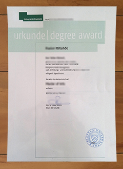 Universität Bielefeld degree