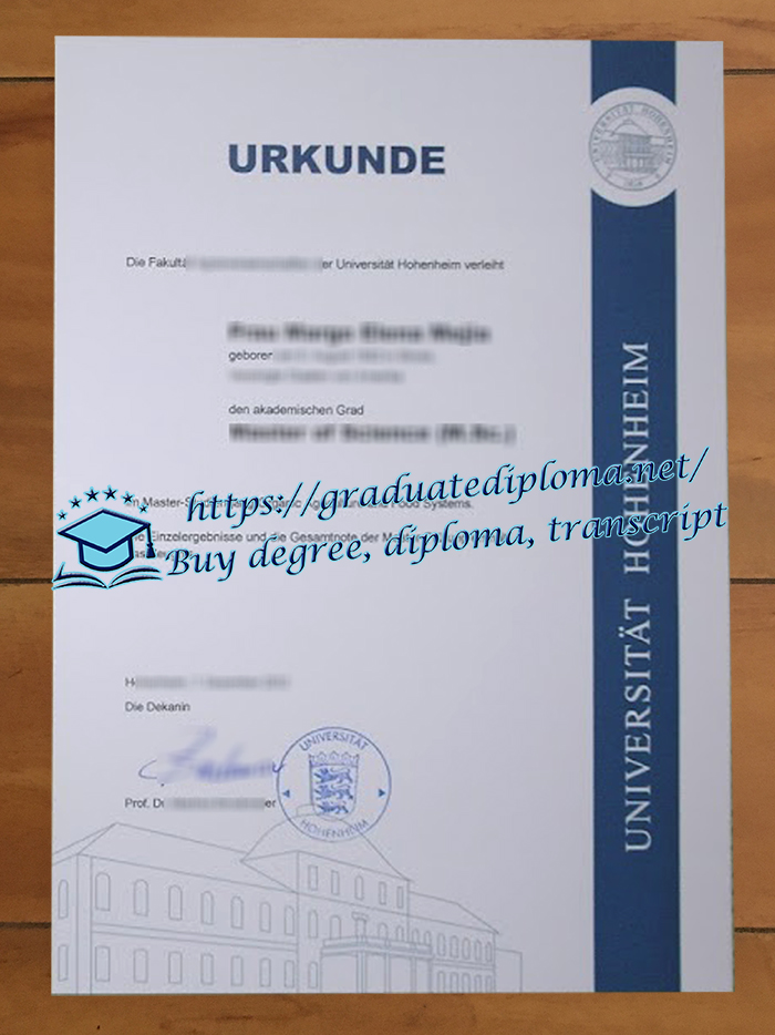 Universität Hohenheim diploma