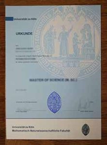Universität zu Köln degree