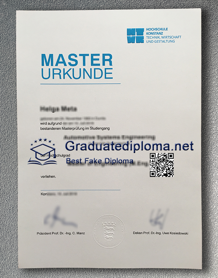 University of Konstanz degree