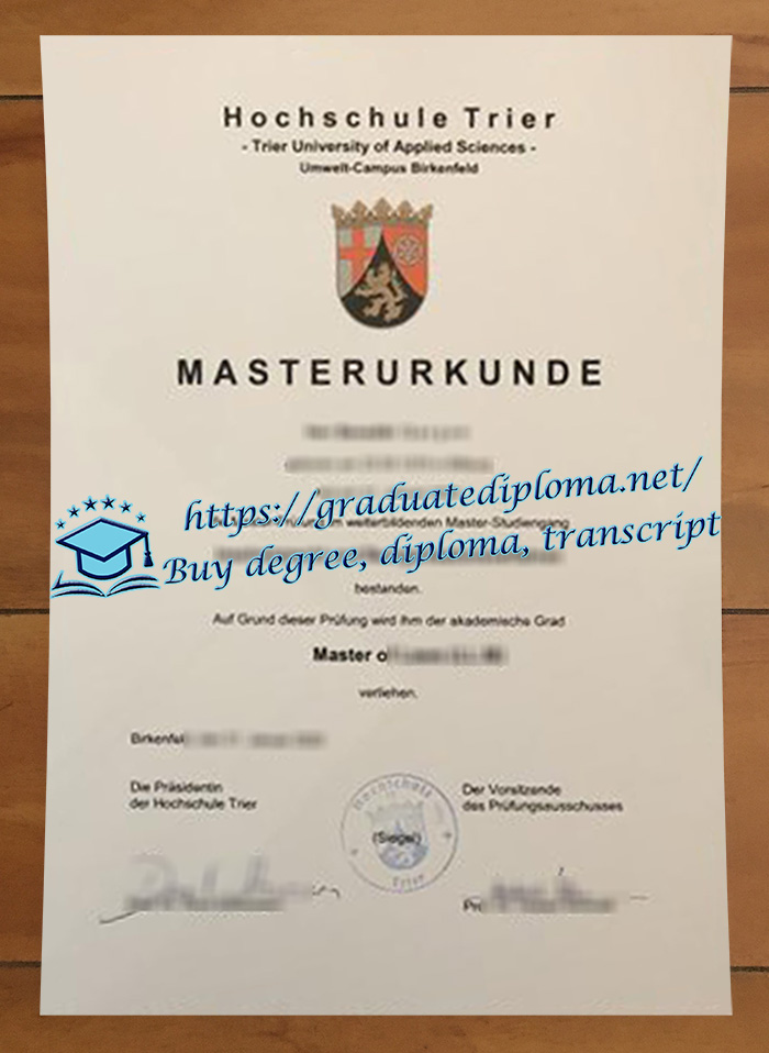 Hochschule Trier diploma