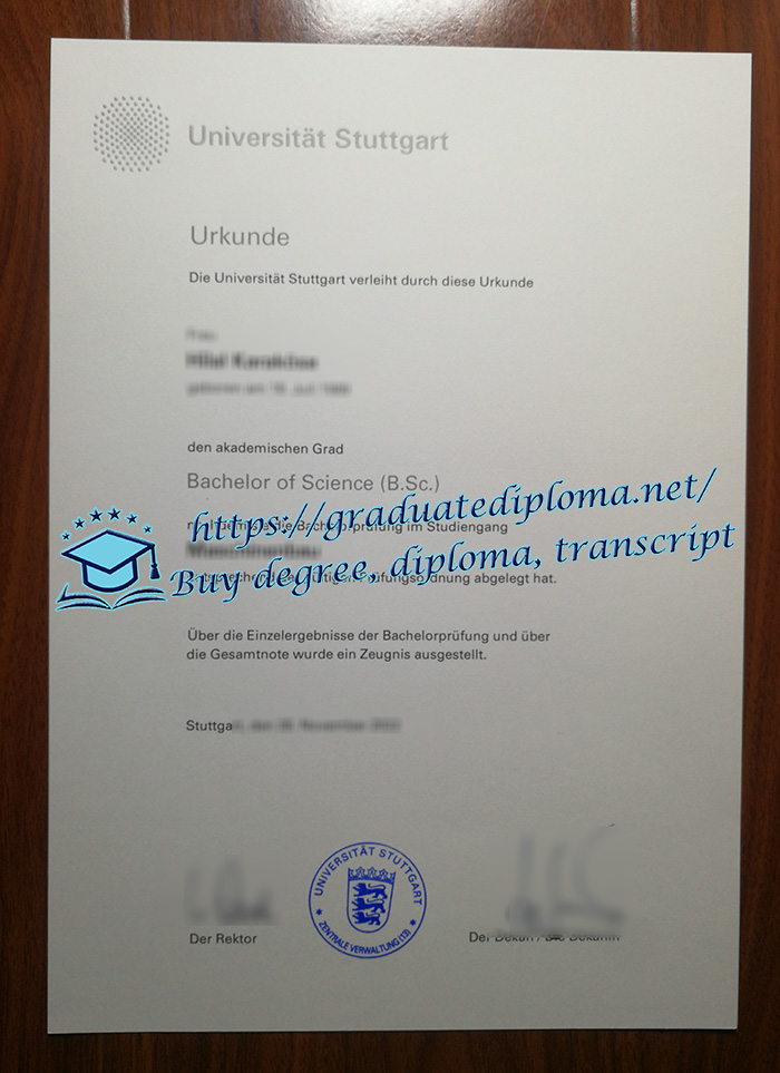 Universität Stuttgart diploma