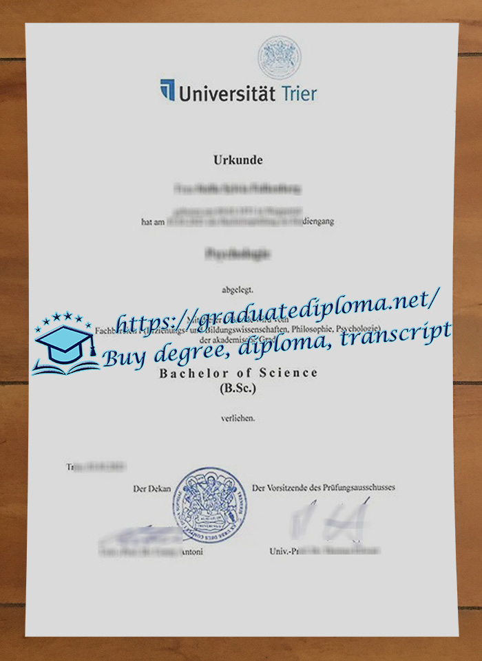 Universität Trier diploma