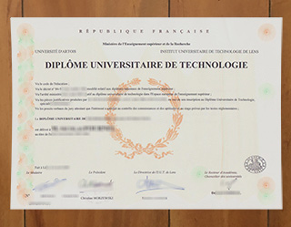 Université d'Artois degree