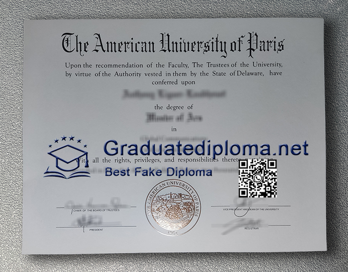 American University of Paris degree