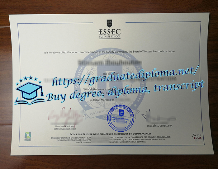 ESSEC Business School diploma