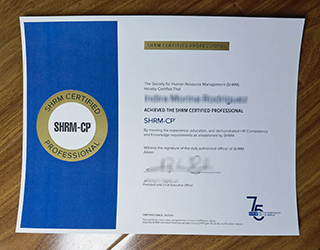 SHRM-CP certificate