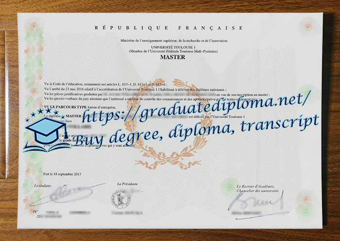 Université Toulouse 1 Capitole diploma