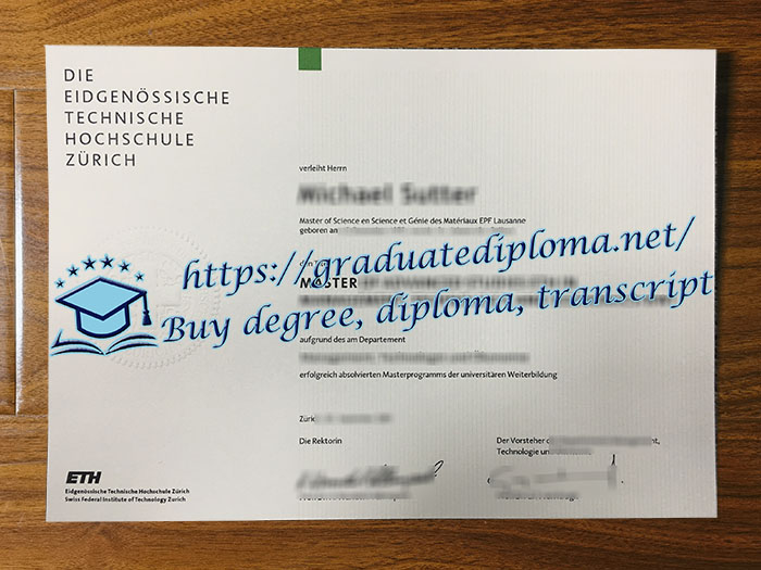 ETH Zürich diploma