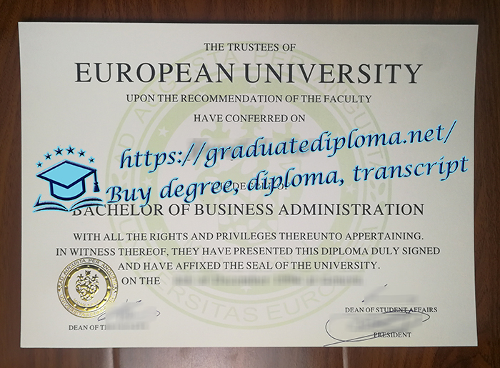 EU Business School diploma