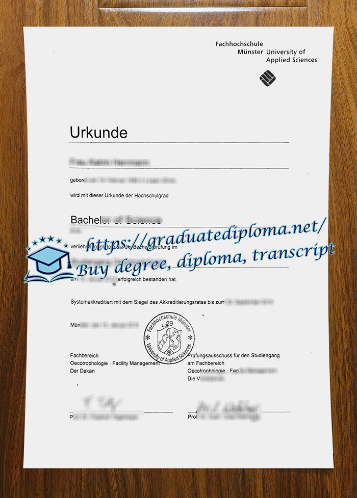 FH Münster diploma