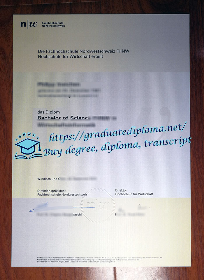 Fachhochschule Nordwestschweiz diploma