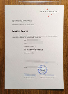 Jade Hochschule degree