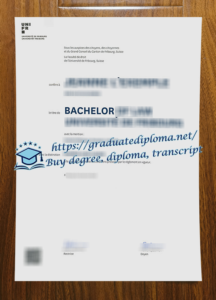 Université de Fribourg diploma