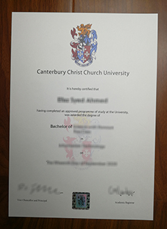 Canterbury Christ Church University degree