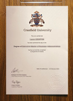 Cranfield University degree