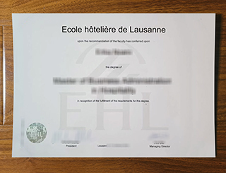 École Hoteliere de Lausanne degree