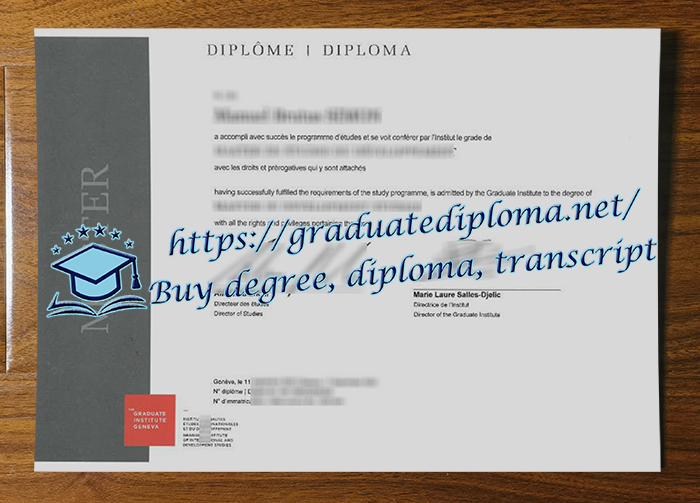 Geneva Graduate Institute diploma