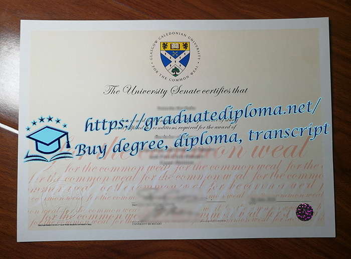 Glasgow Caledonian University diploma