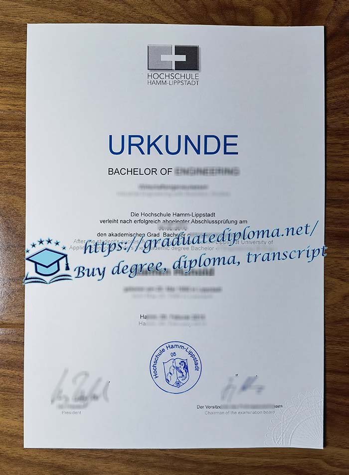 Hochschule Hamm-Lippstadt diploma