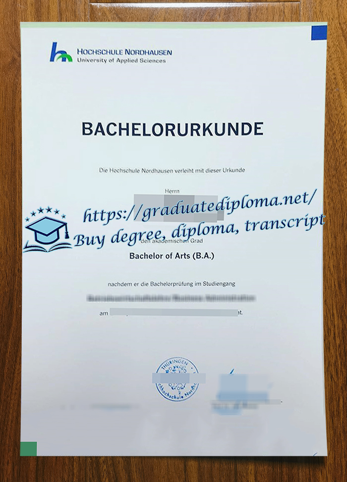 Hochschule Nordhausen diploma