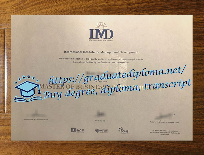 IMD Business School diploma