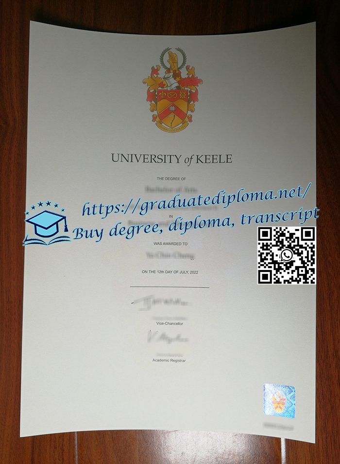 Keele University diploma