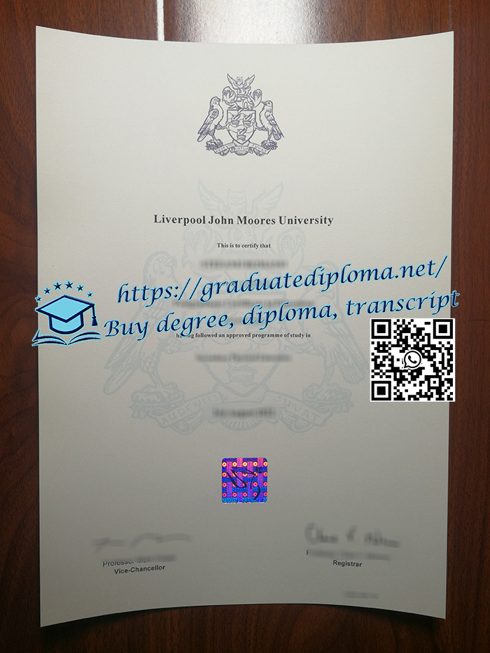 Liverpool John Moores University diploma