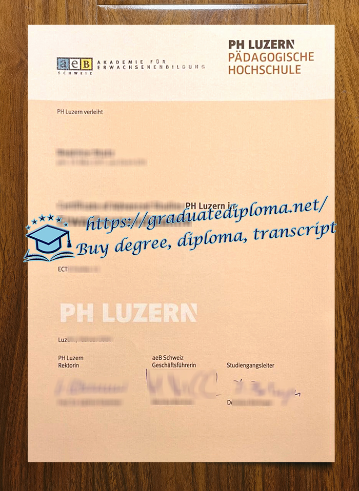 Pädagogische Hochschule Luzern diploma