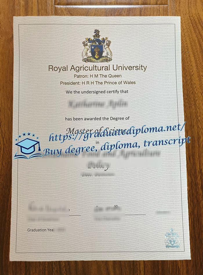 Royal Agricultural University diploma